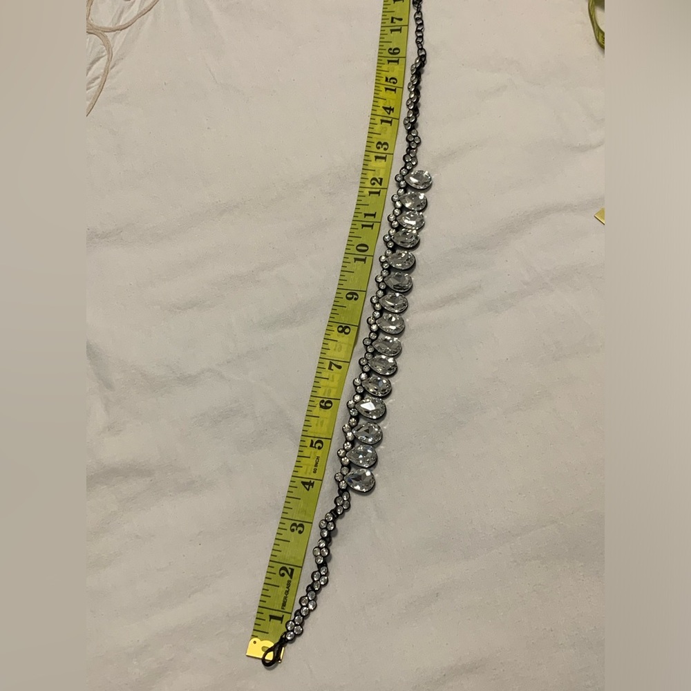 Zara Statement Crystal Teardrops Statement Neckla… - image 5